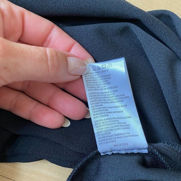 h By Halston BNWT Pullon Ankle Crop Black Pant XS - Picture 6 of 7